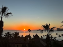 Stunning view from back patio at 6:45am every morning of our vacation