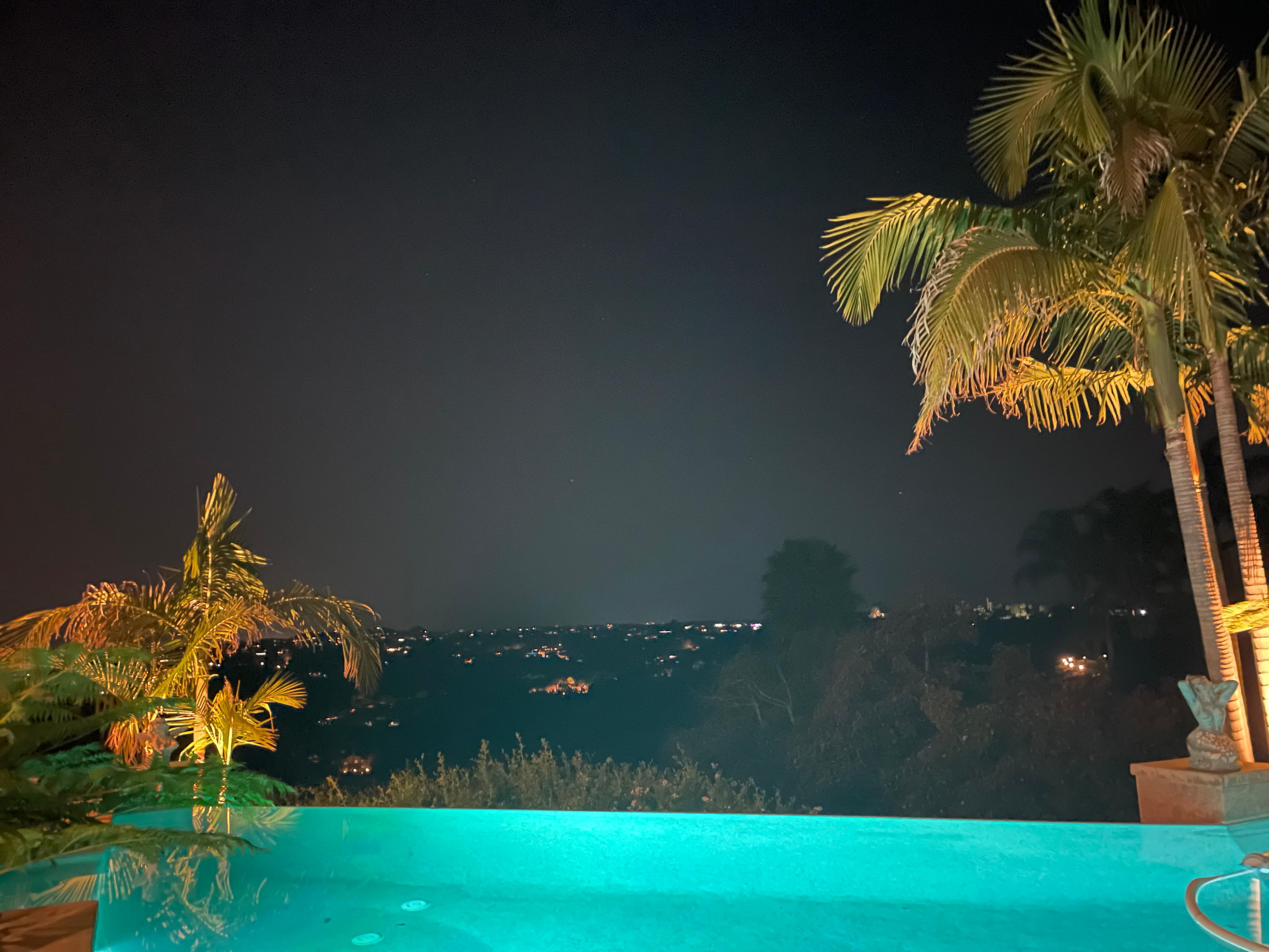 Nightscapes at the poolside 