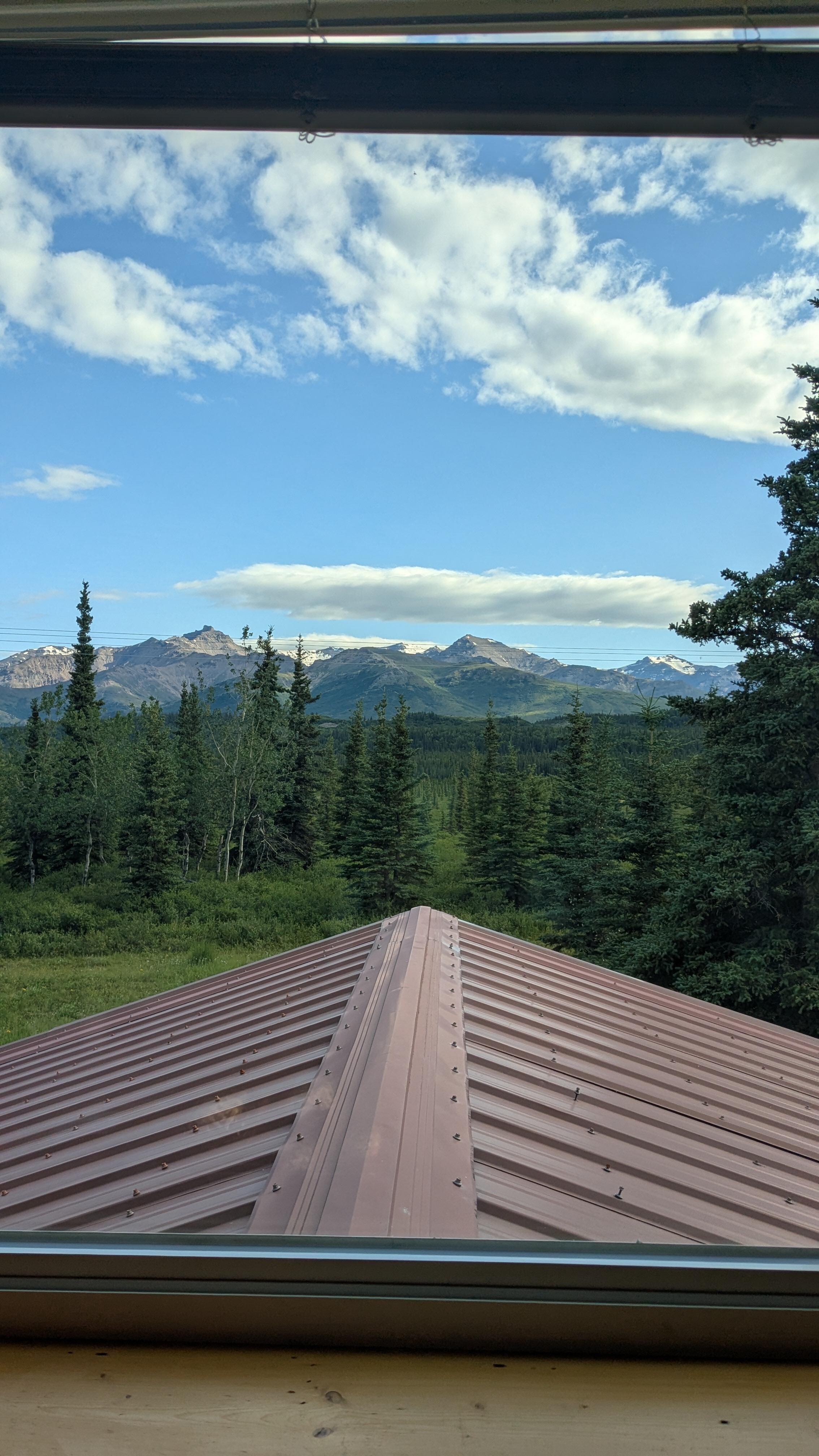 View from dining room table. 