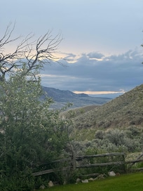 Sunrise from the master bedroom