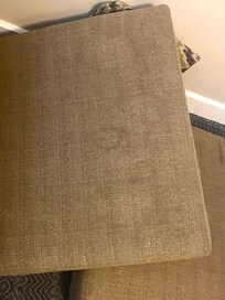 Dirty upholstery/ smelled