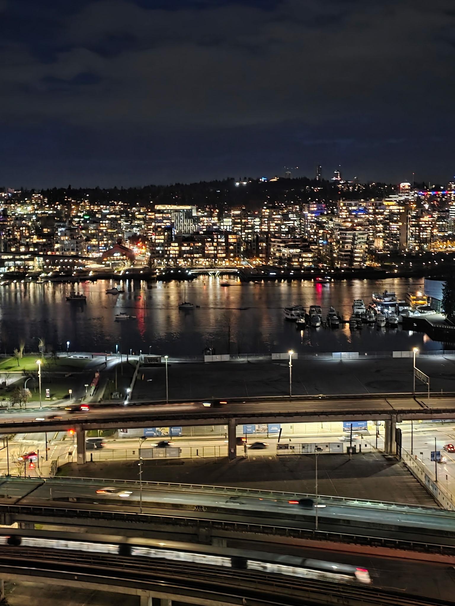 View from living room. 