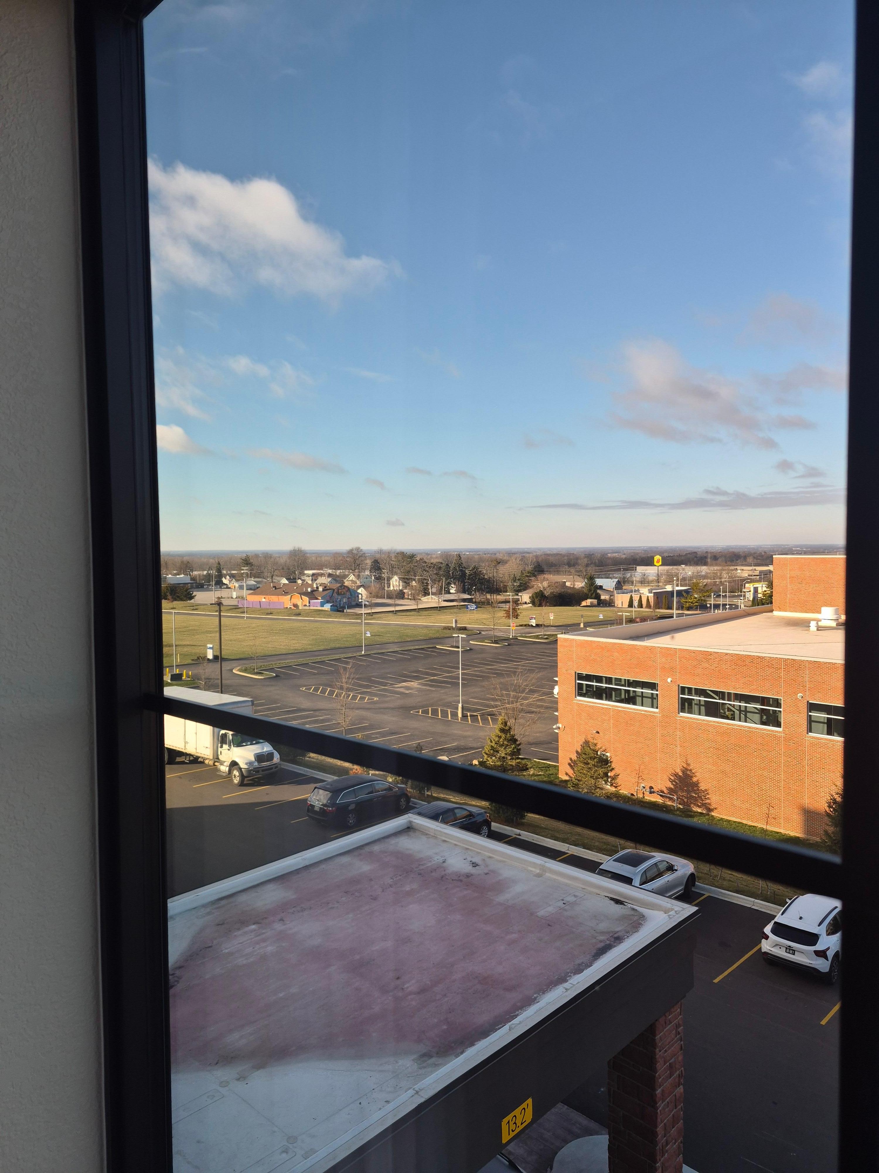 View from front of building.