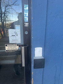 No lock on the door anyone can enter