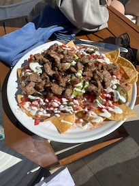 Poolside nachos