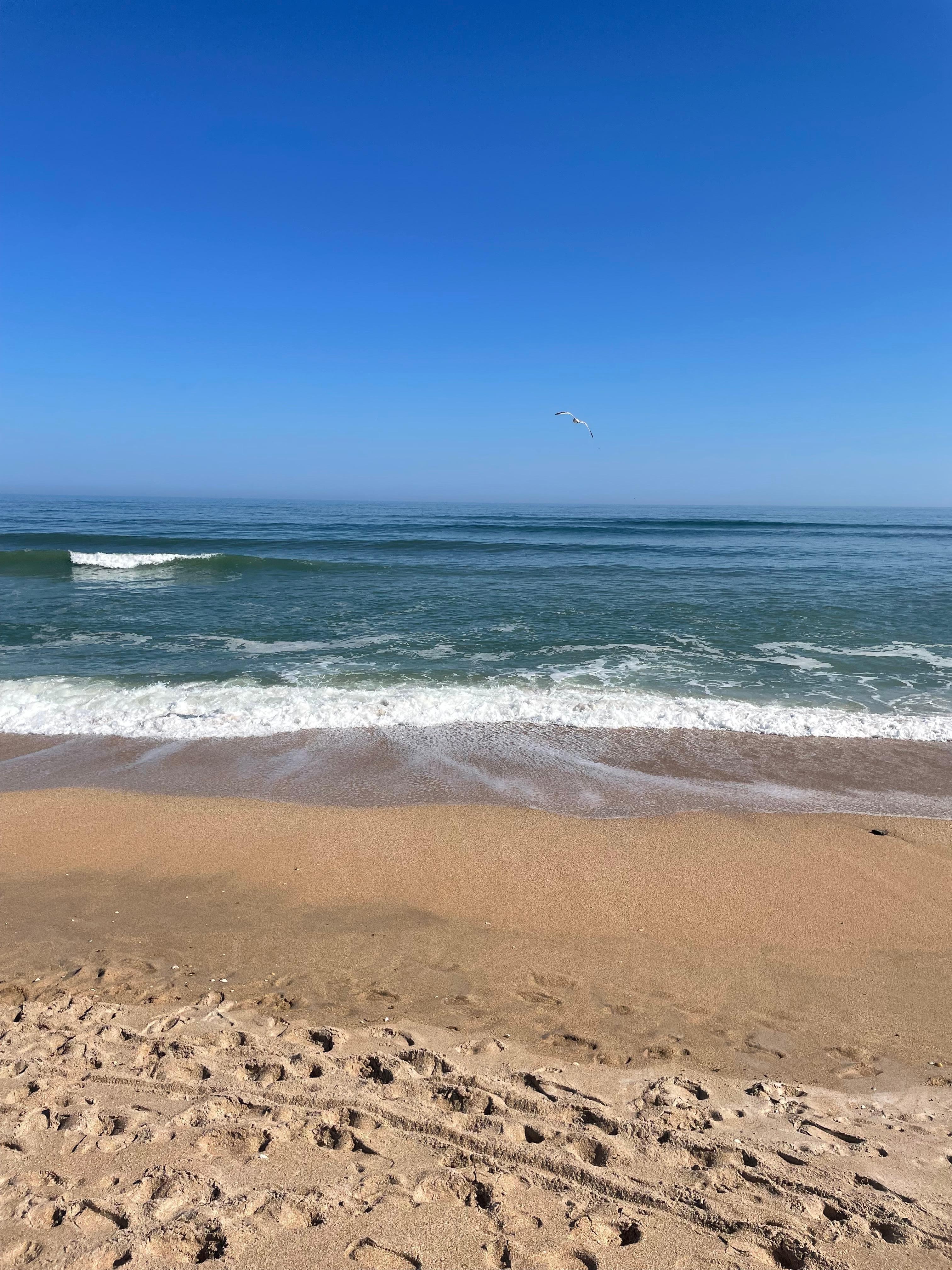 Just a few steps further on Bethune beach