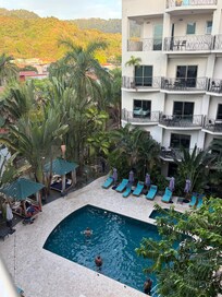 View from our balcony!