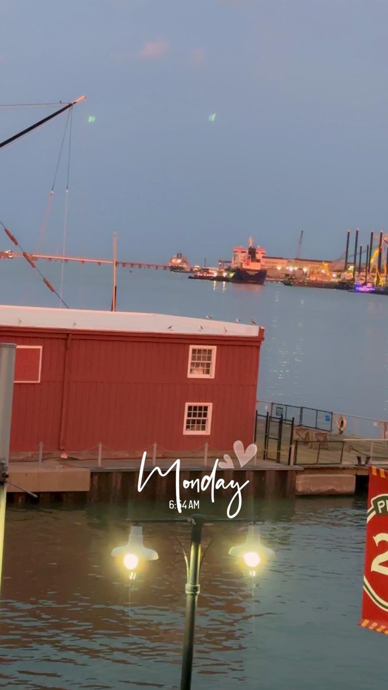 The views from my room were just beautiful at sunrise 