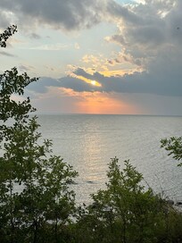 Sunset from the deck