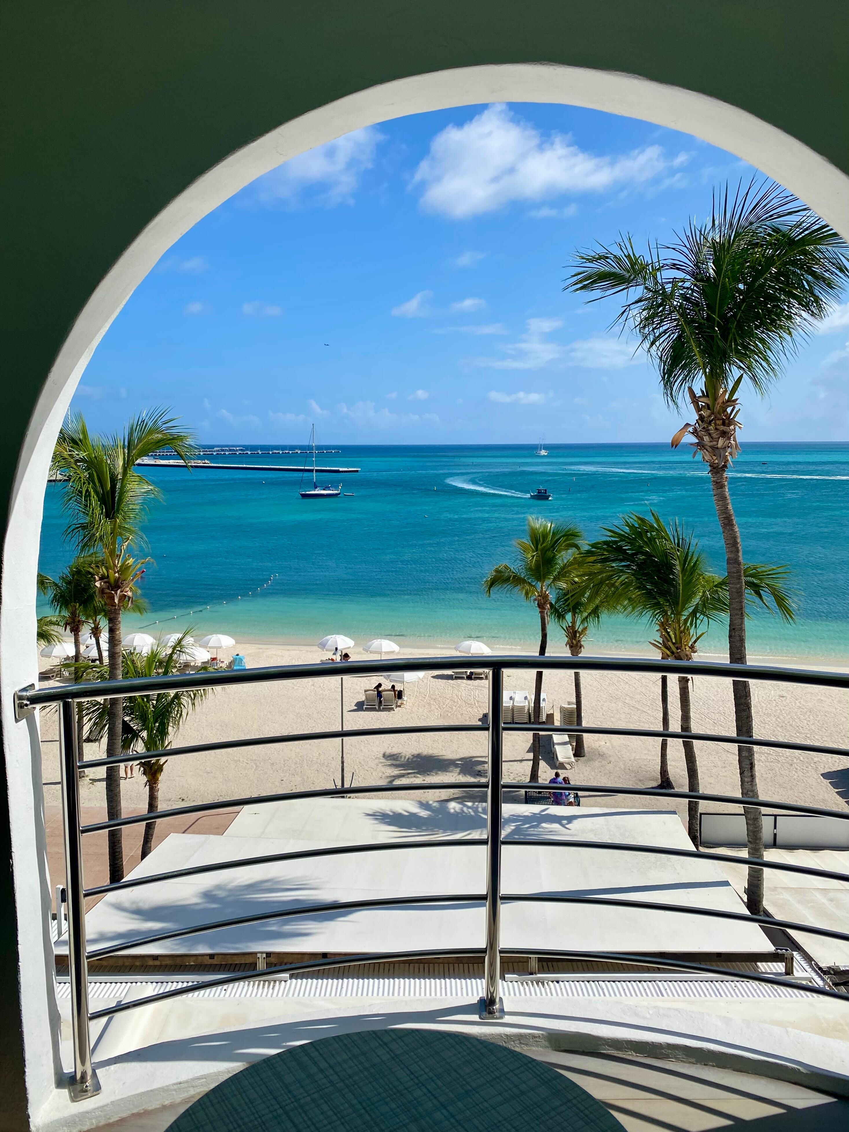 Breathtaking beach view