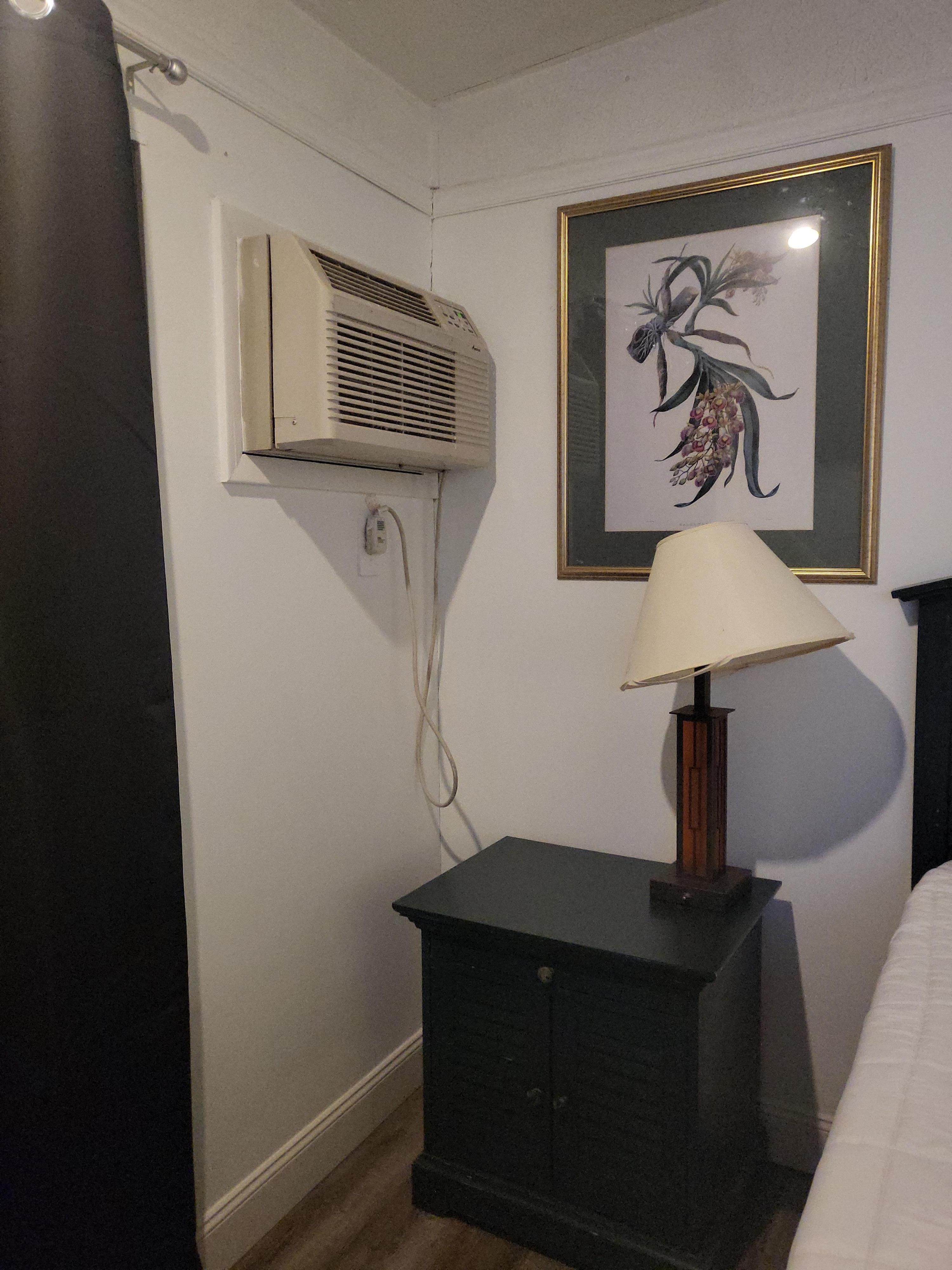 No remote for heater had to climb on end table to turn heat on.