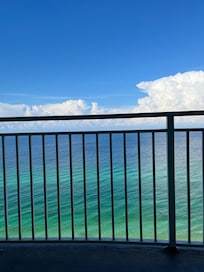 View from balcony.
