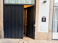 The store shutters basically used as a door to enter the room. They didn’t even bother to keep a real door to the room.