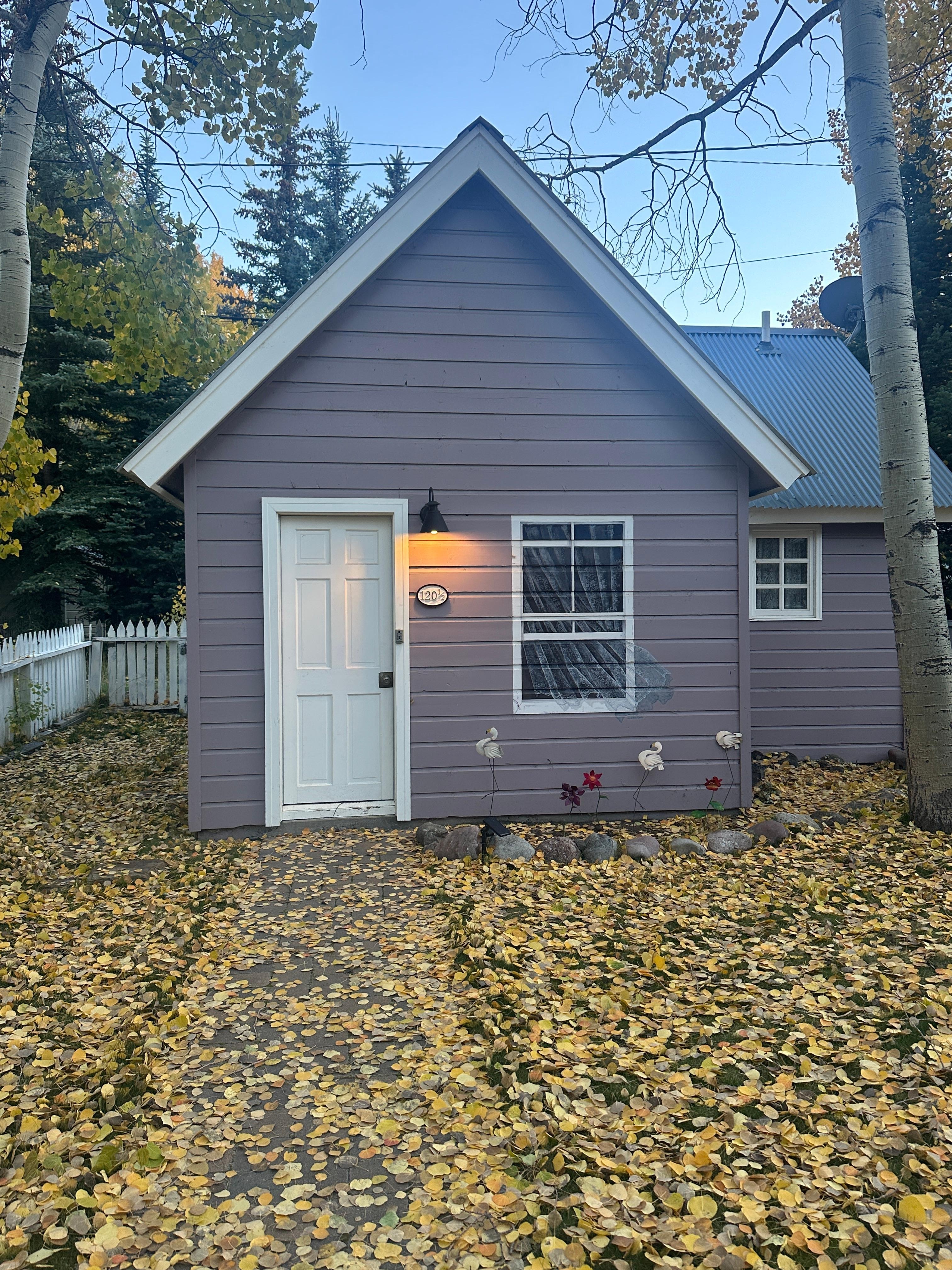 Gothic Cottage in the fall 