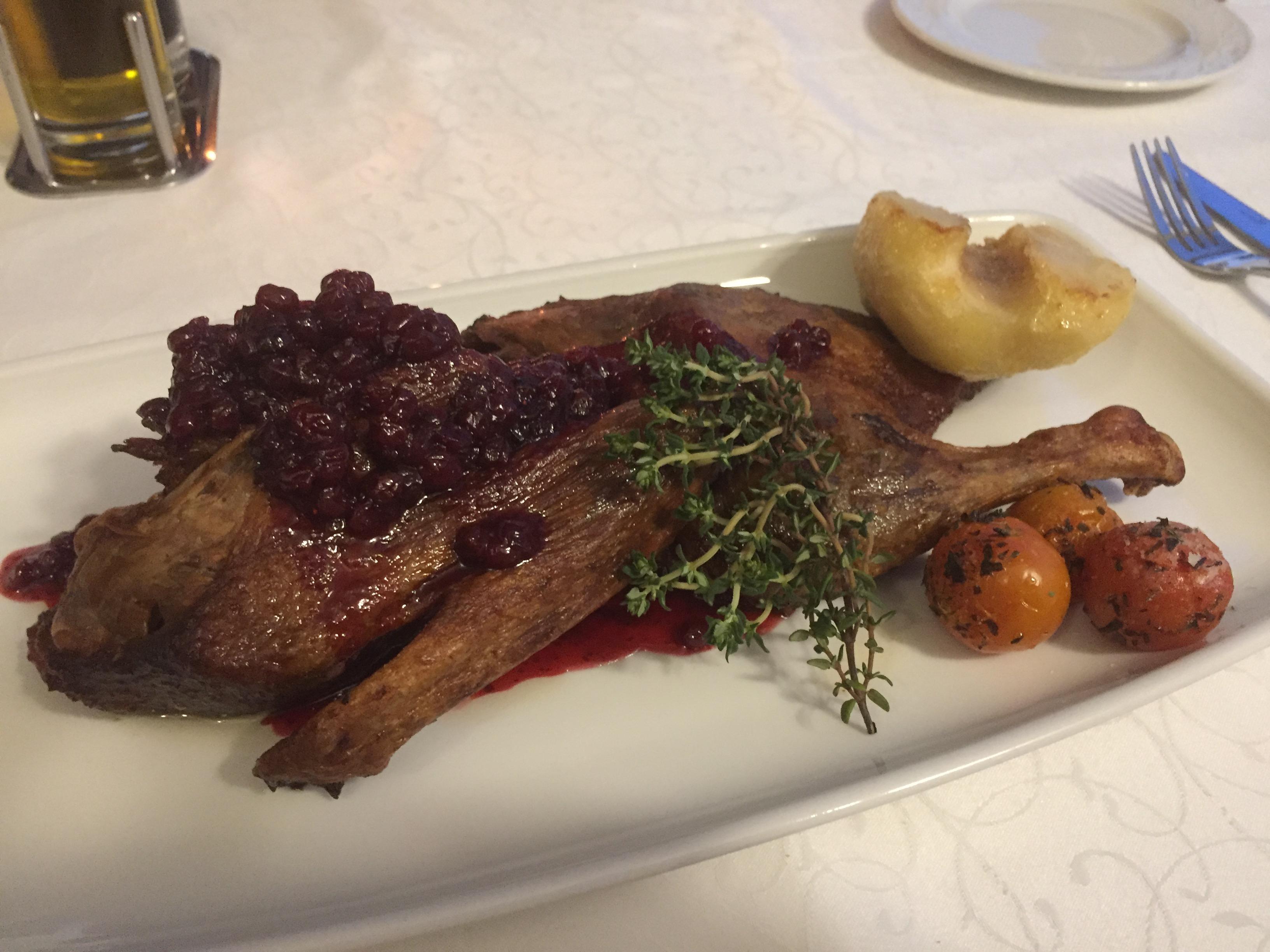 Essen im Restaurant