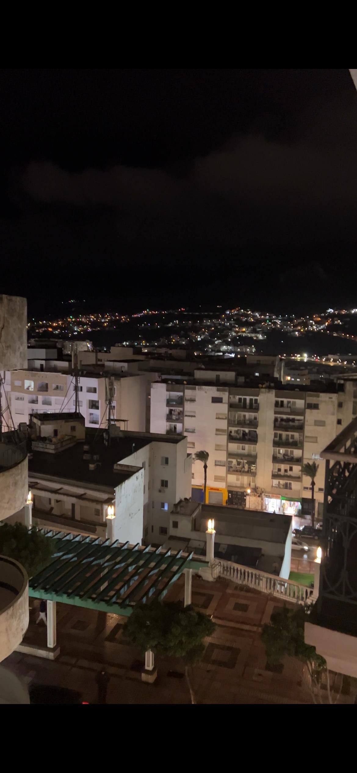 The view from the balcony 