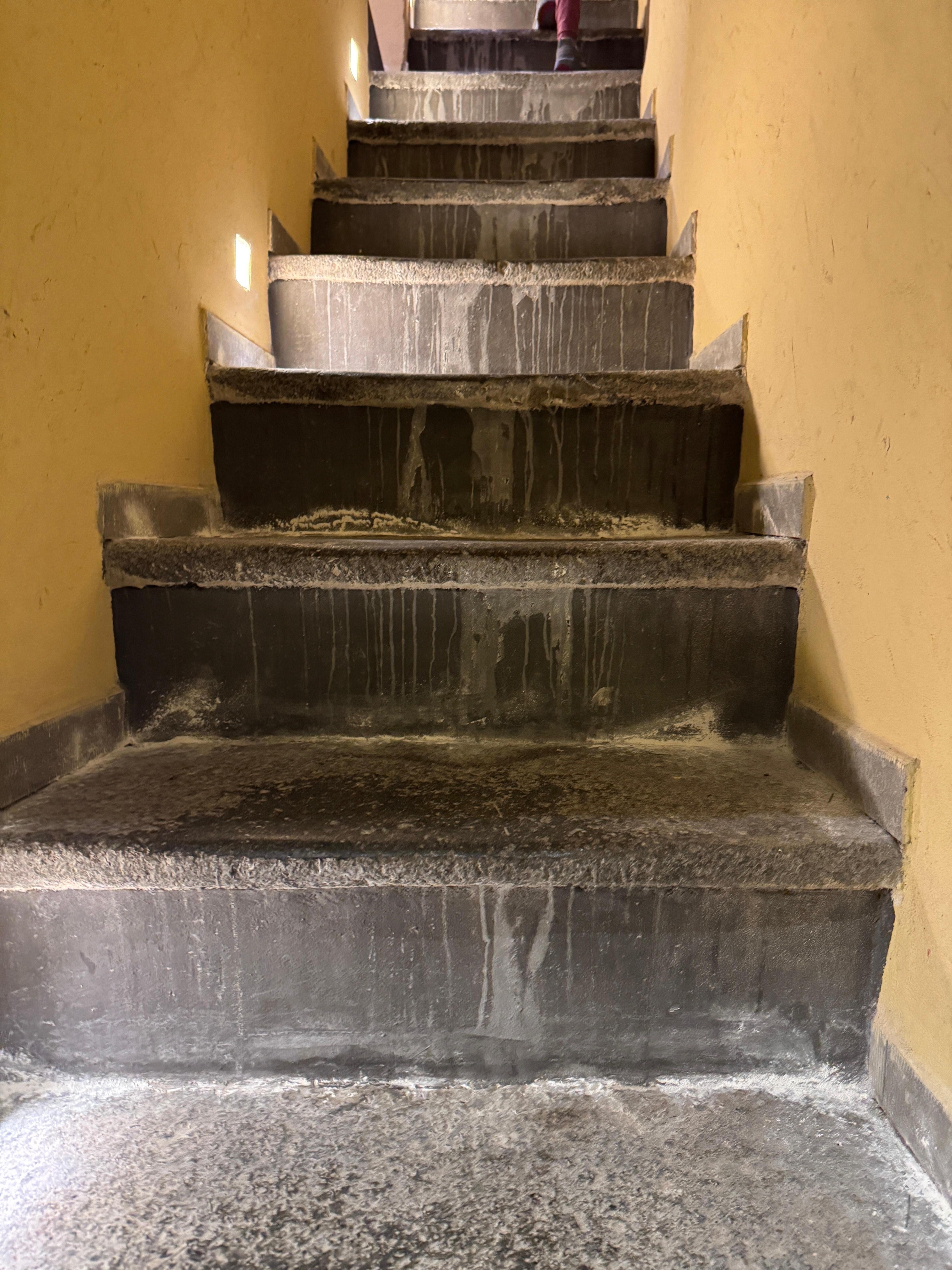 Close up of stairs