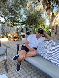 Hotel patio