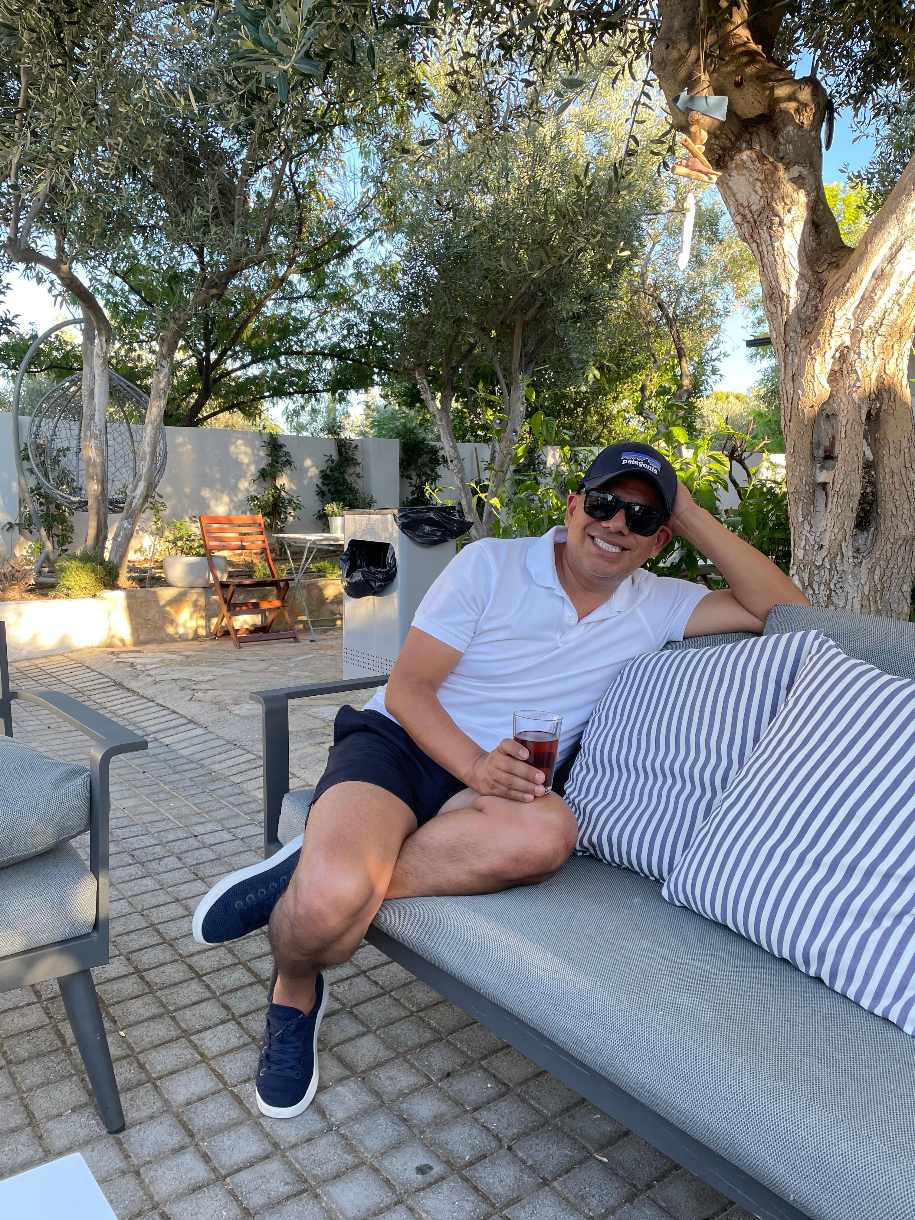 Hotel patio