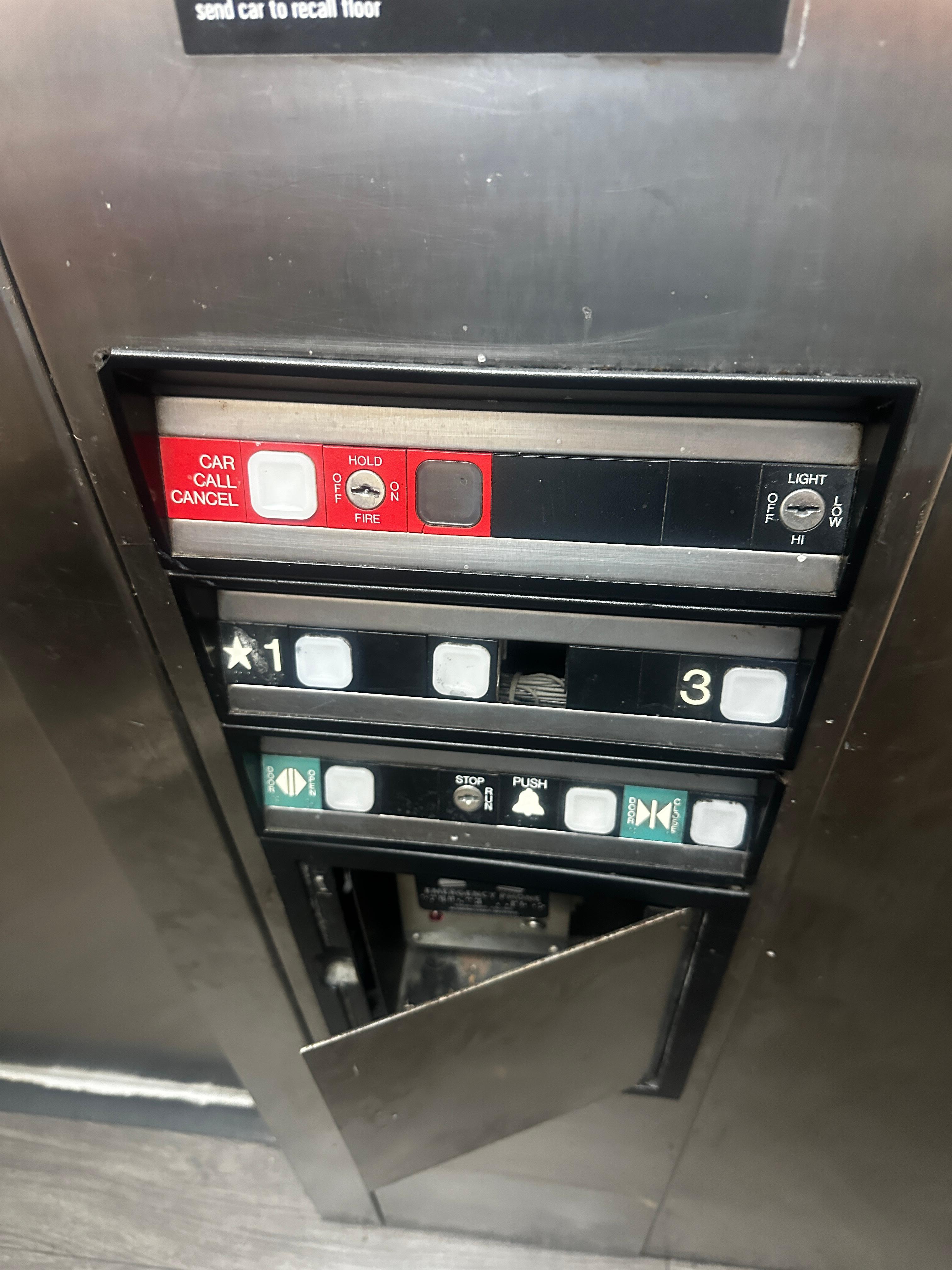 The elevator!