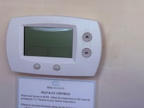 Thermostat screen that is totally blank. Nothing worked.