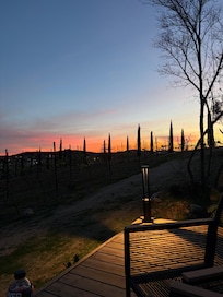 This was the view from our deck