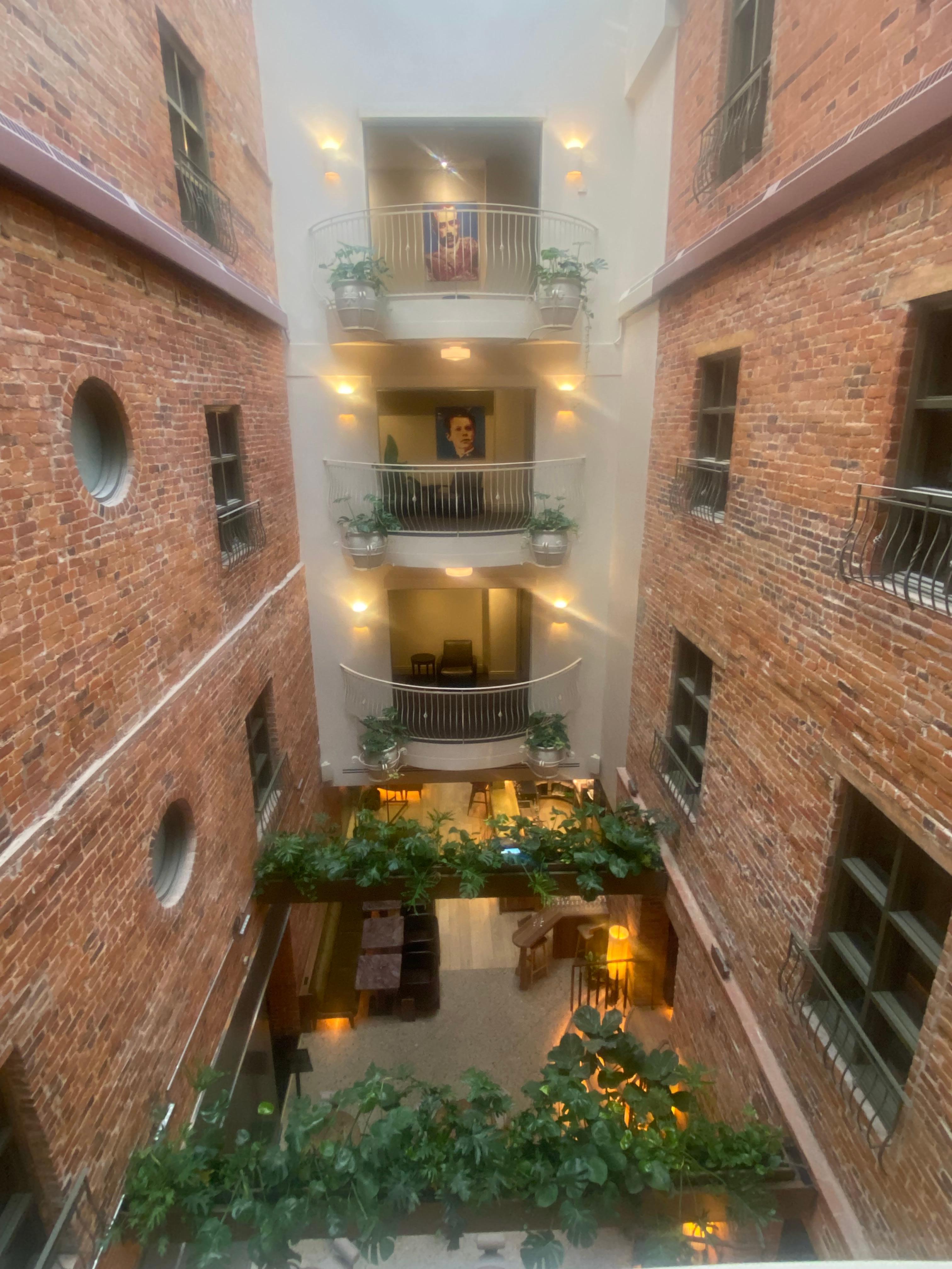 From the atrium 