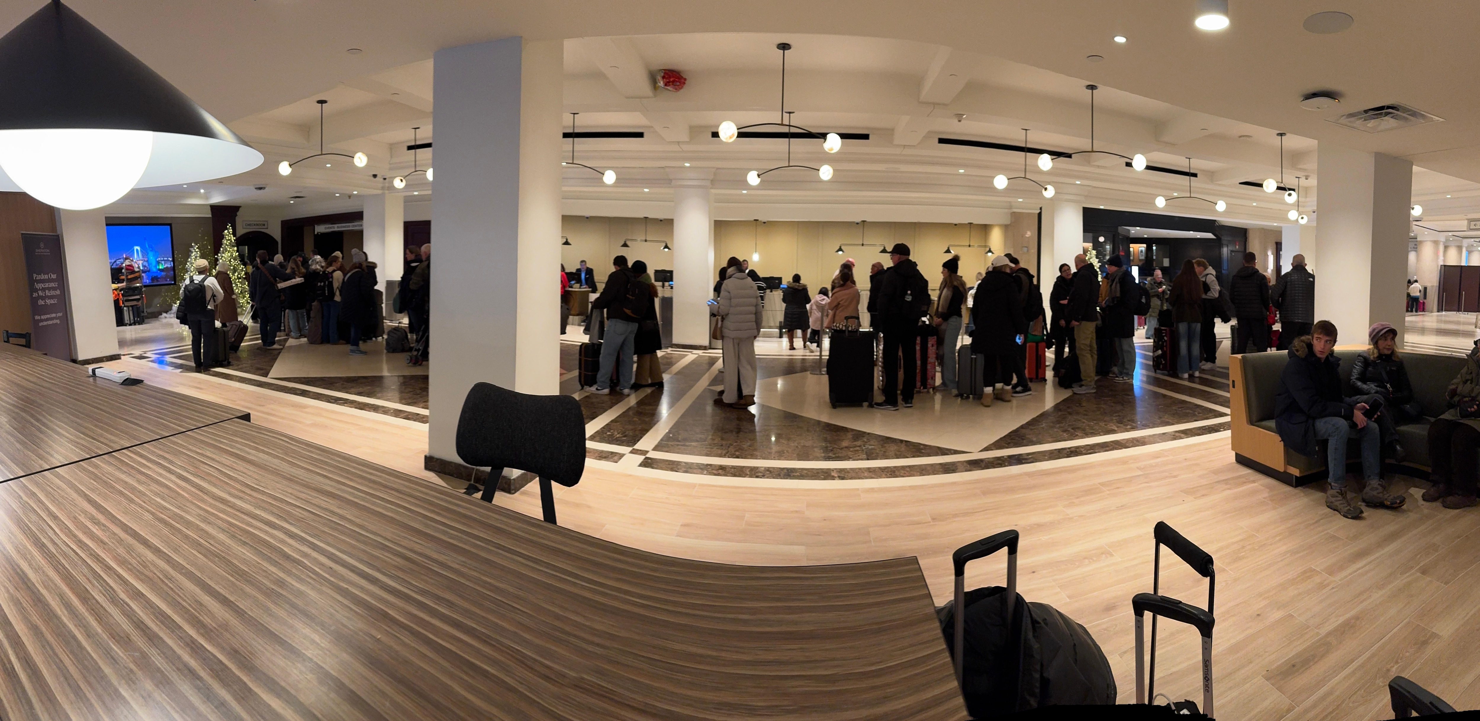 The line for anything was always at least an hour long.