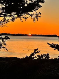 Sunrise from the deck.