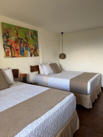 Room with double beds