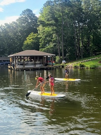 My kids also really enjoyed the complimentary paddle boards!