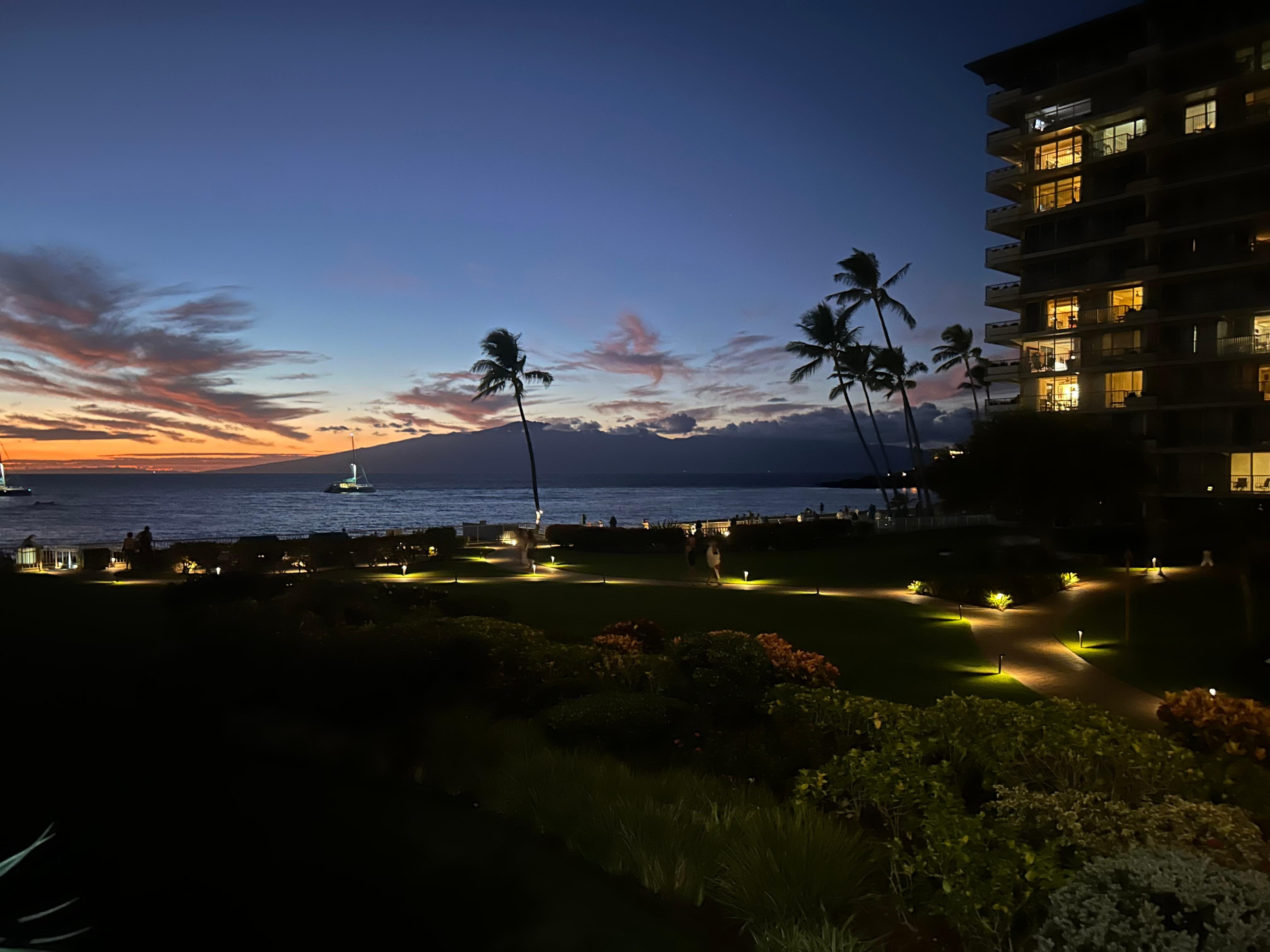 Sunset from lanai