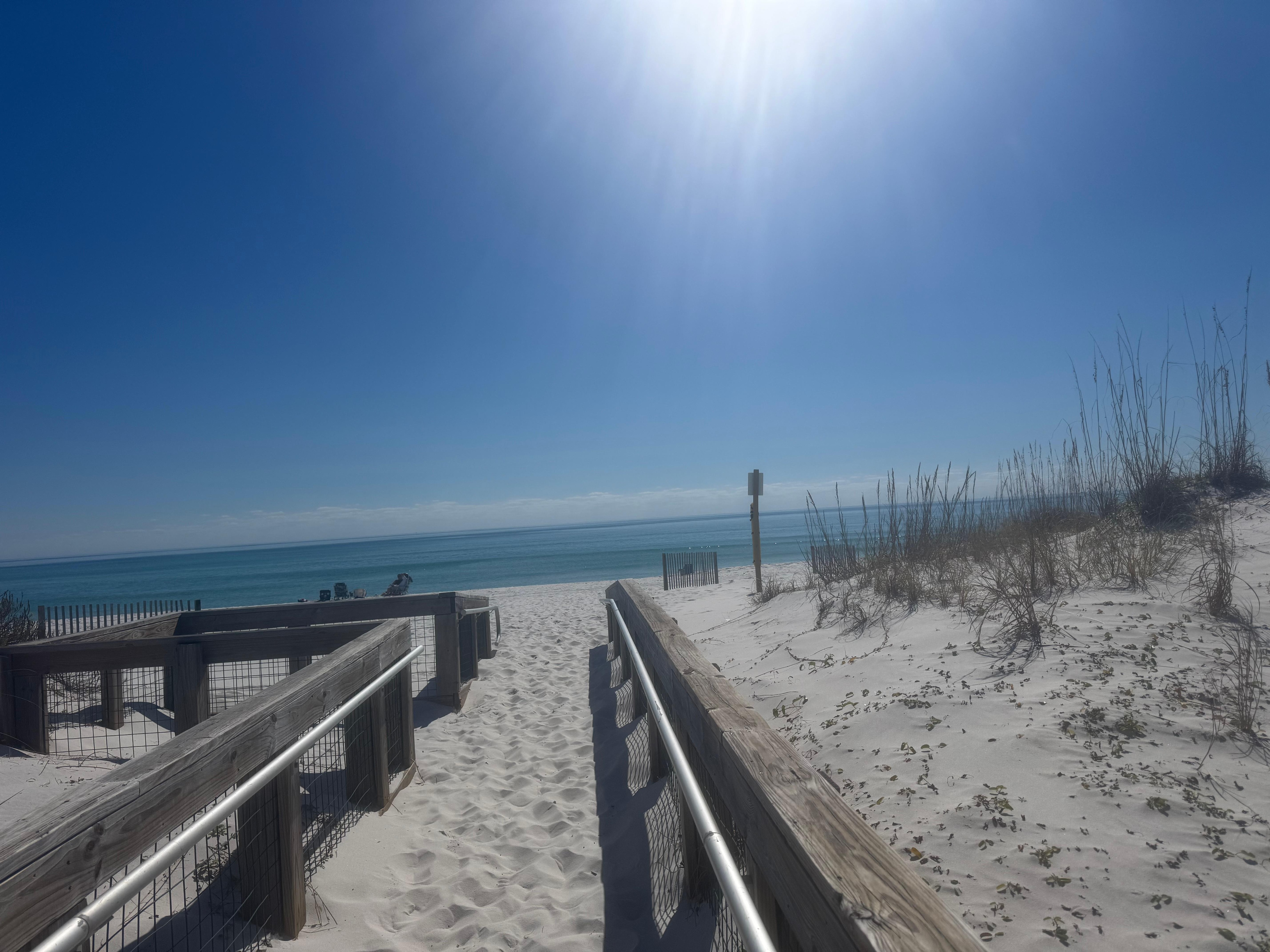 Across the street from our tower