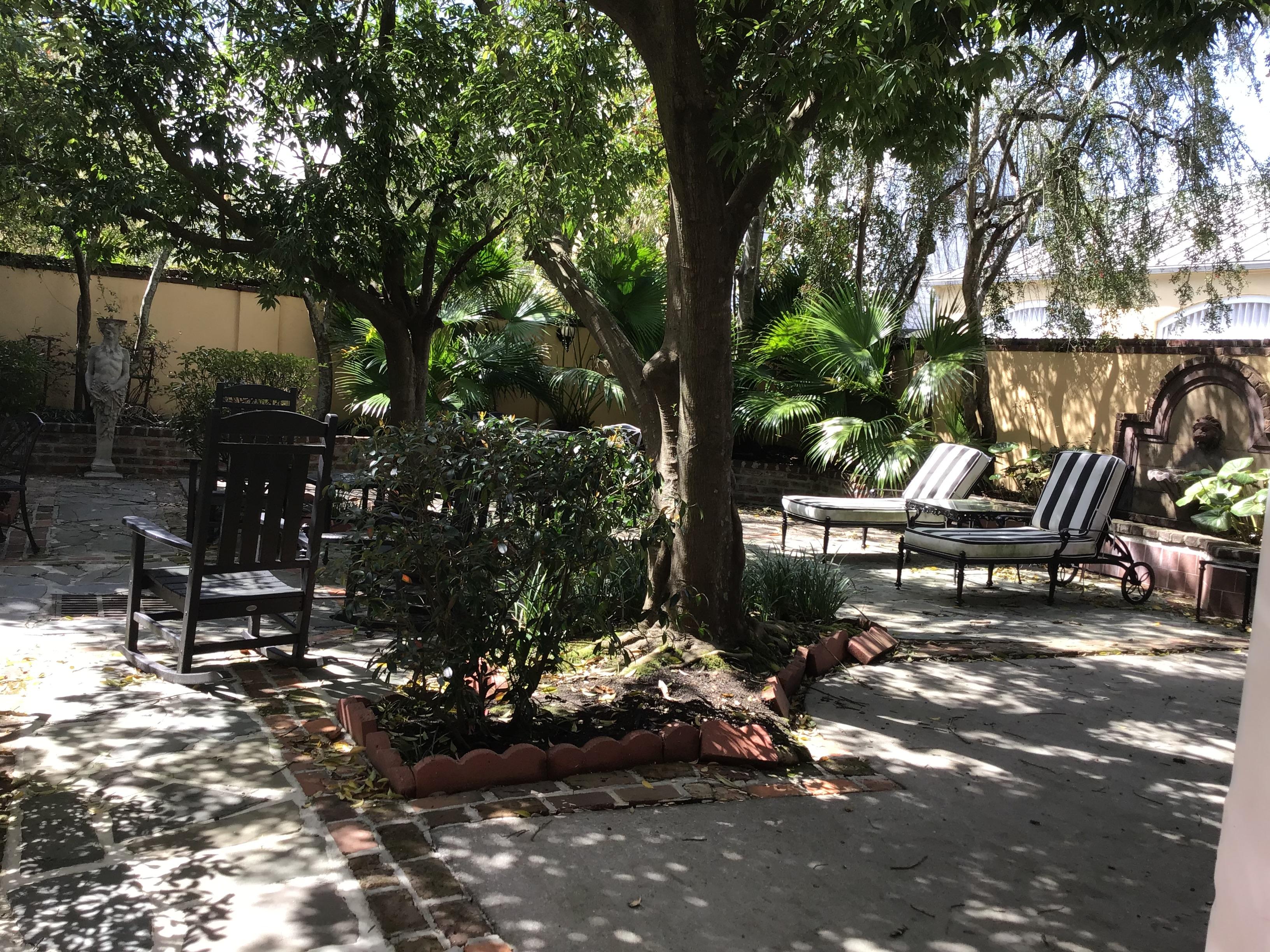 Backyard patio