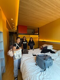 Room with a bunk bed