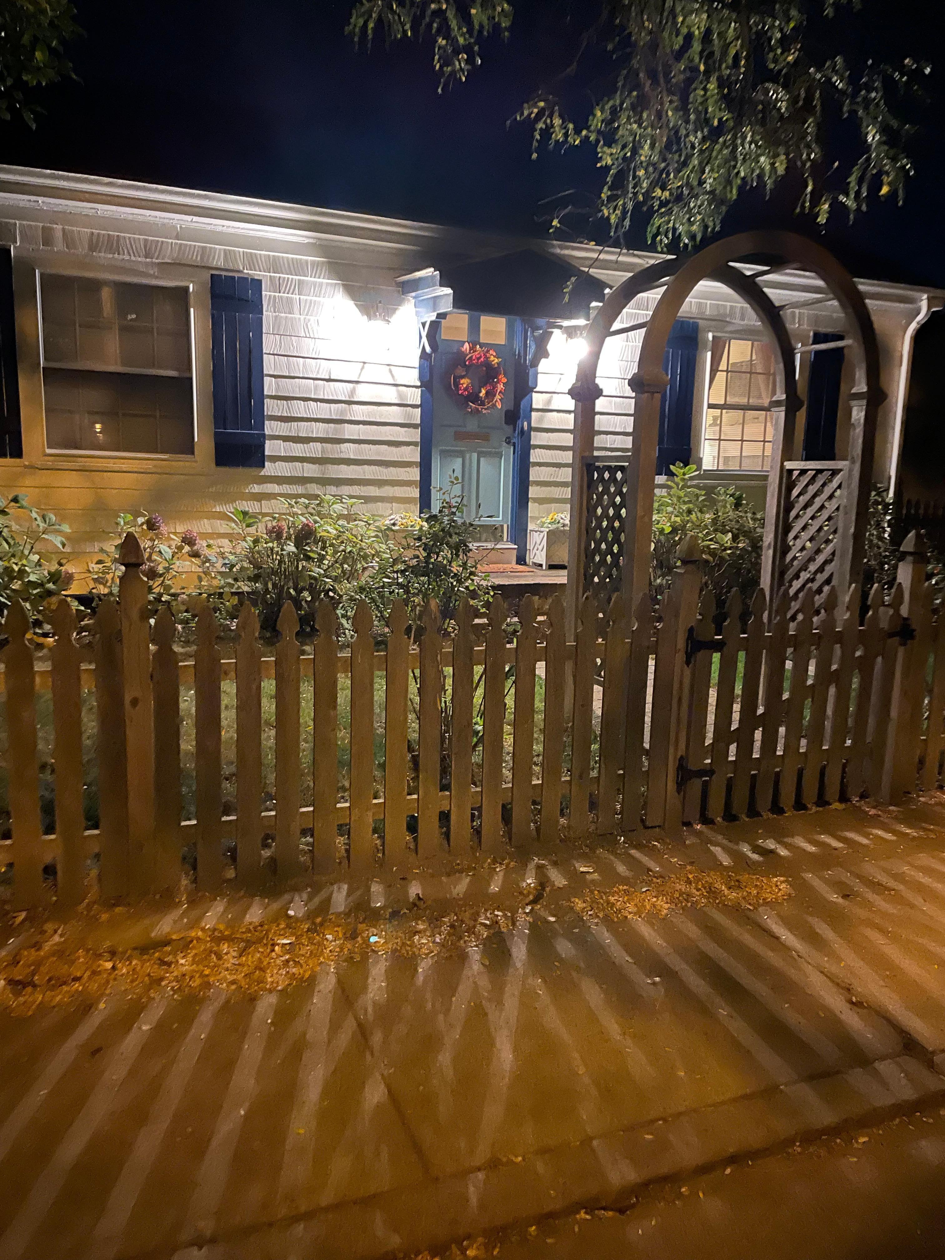 After dinner and festivities each evening at the wharves, we walked home to Third Street.  