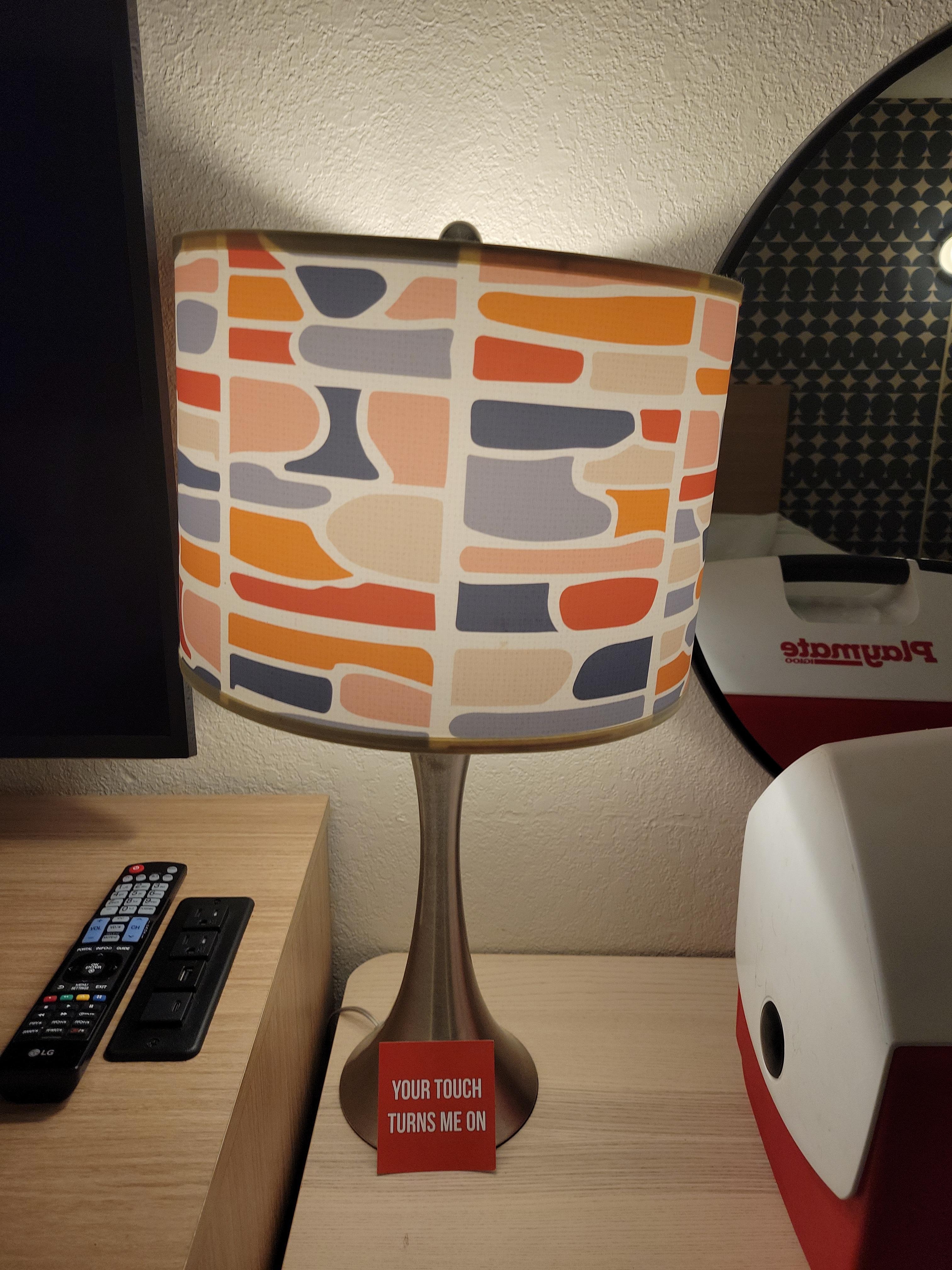 "Your touch turns me on" And, it does! 