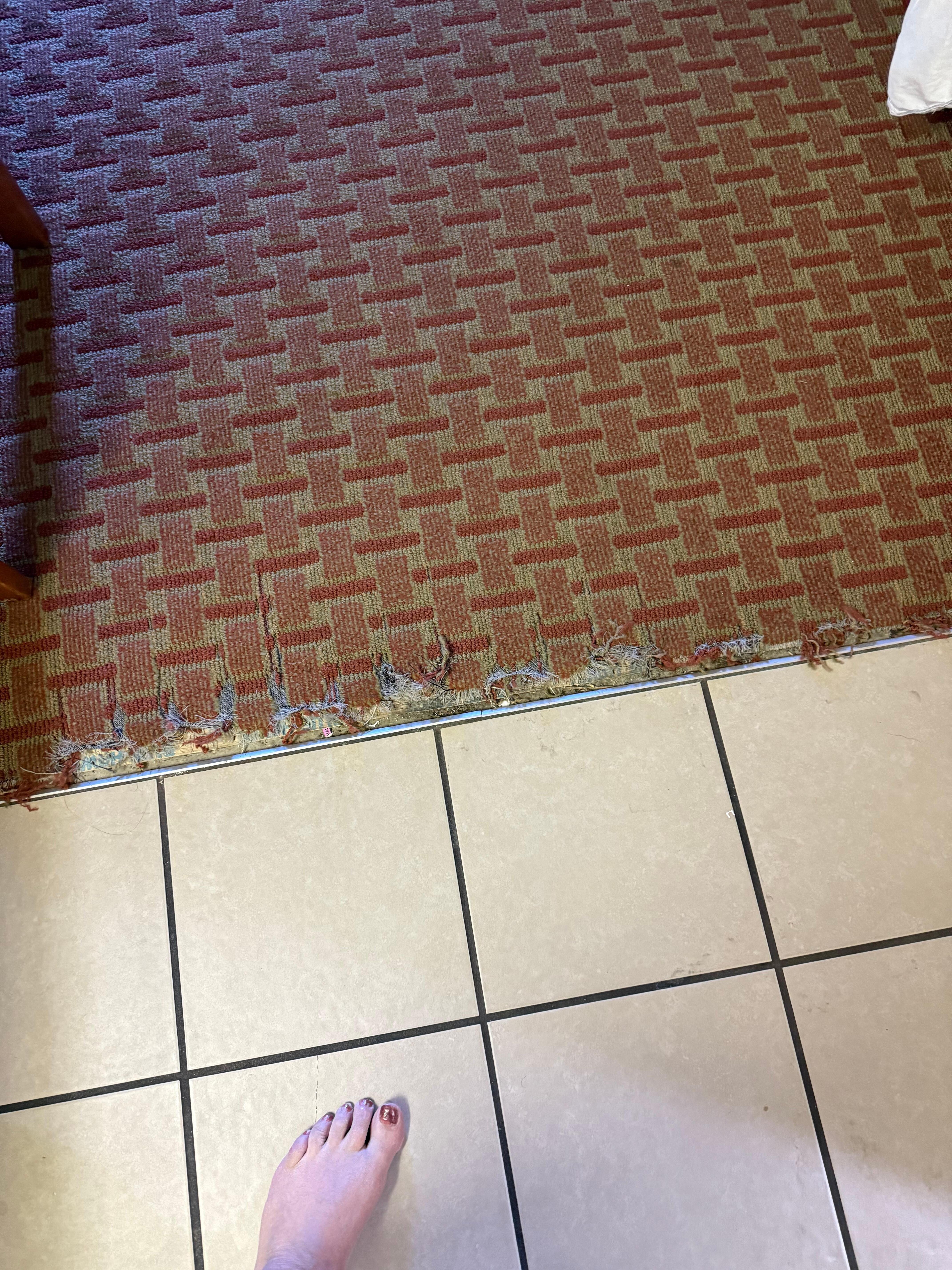 This was a safety hazard 