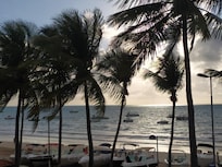 Foto da janela frente mar