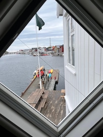 Vindus utsikt fra rommet