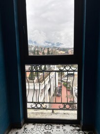 our view from outside the room