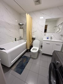 Clean not smelly bathroom
