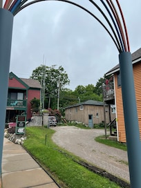 Looking from St Joseph (the Main Street) towards the cottage. So close to lots of fun!