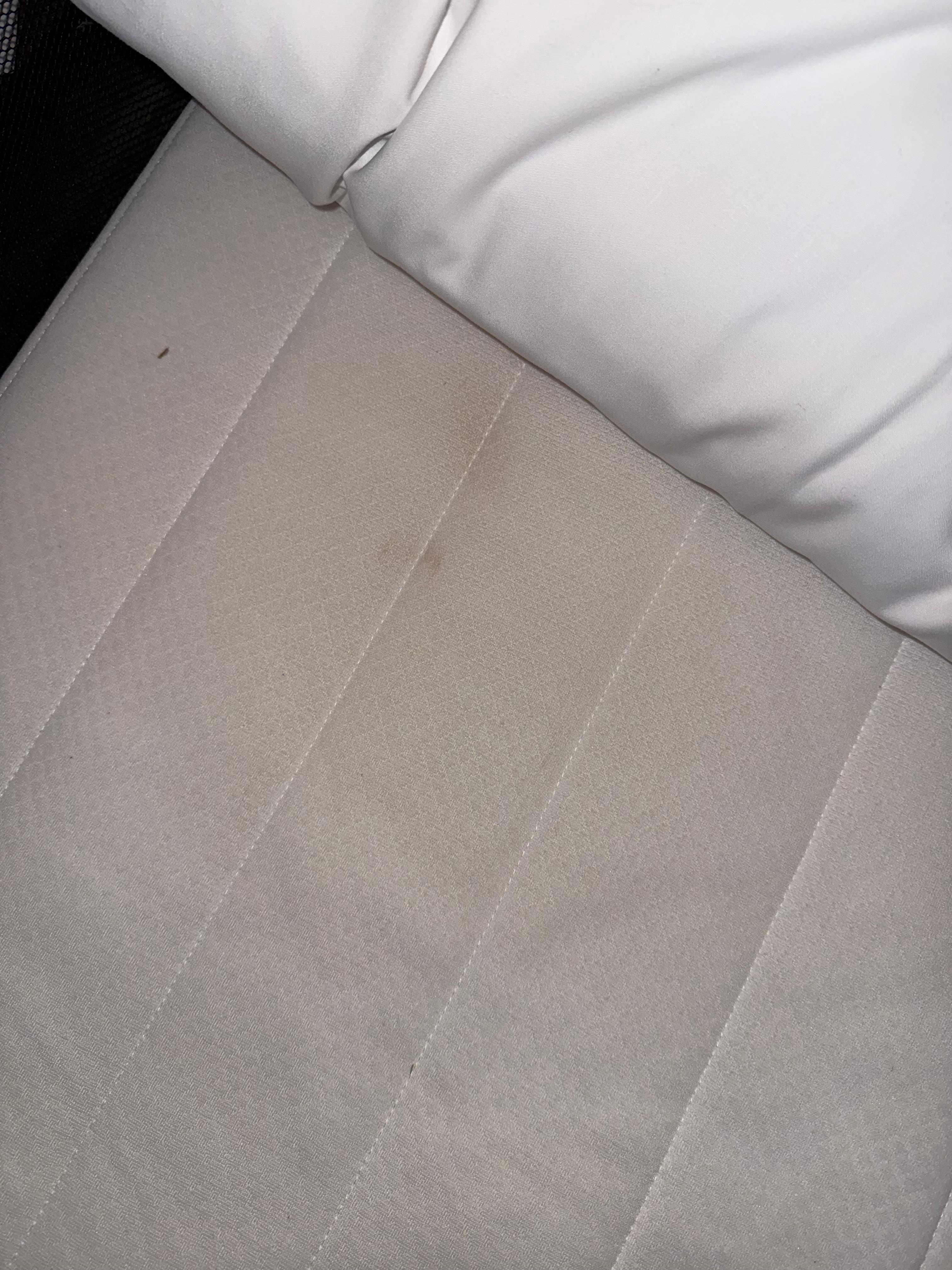 Dirty cot mattress