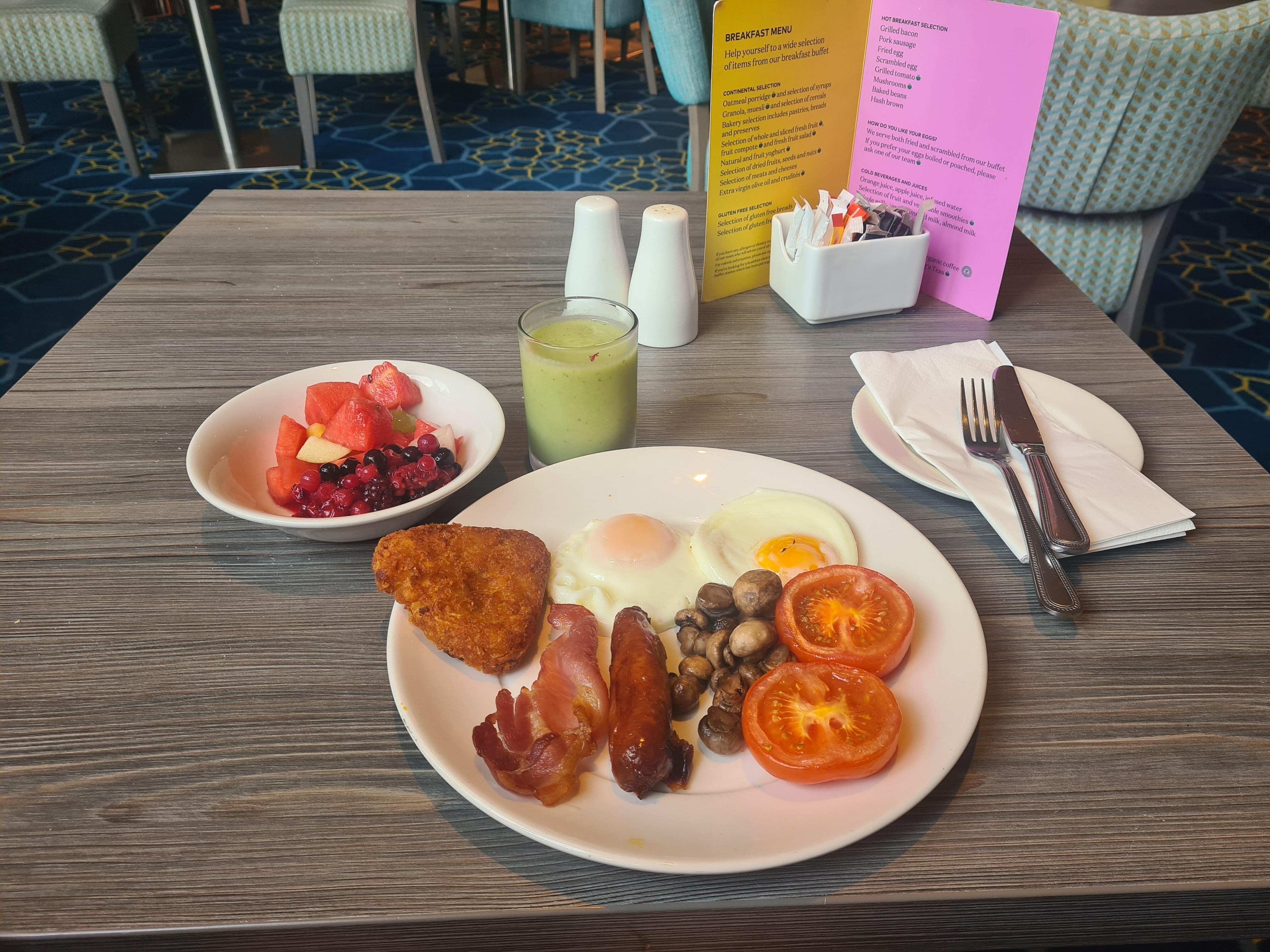 El desayuno totalmente delicioso y una atención increíble 