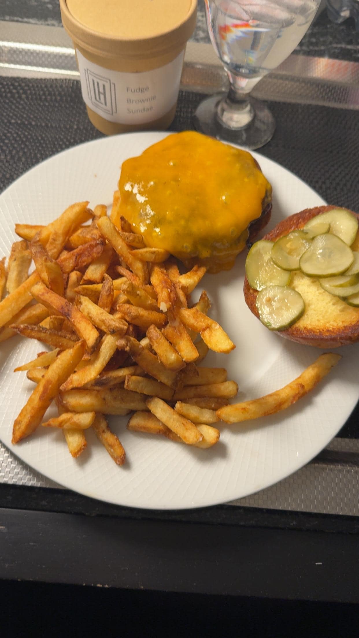 Burger was a normal burger