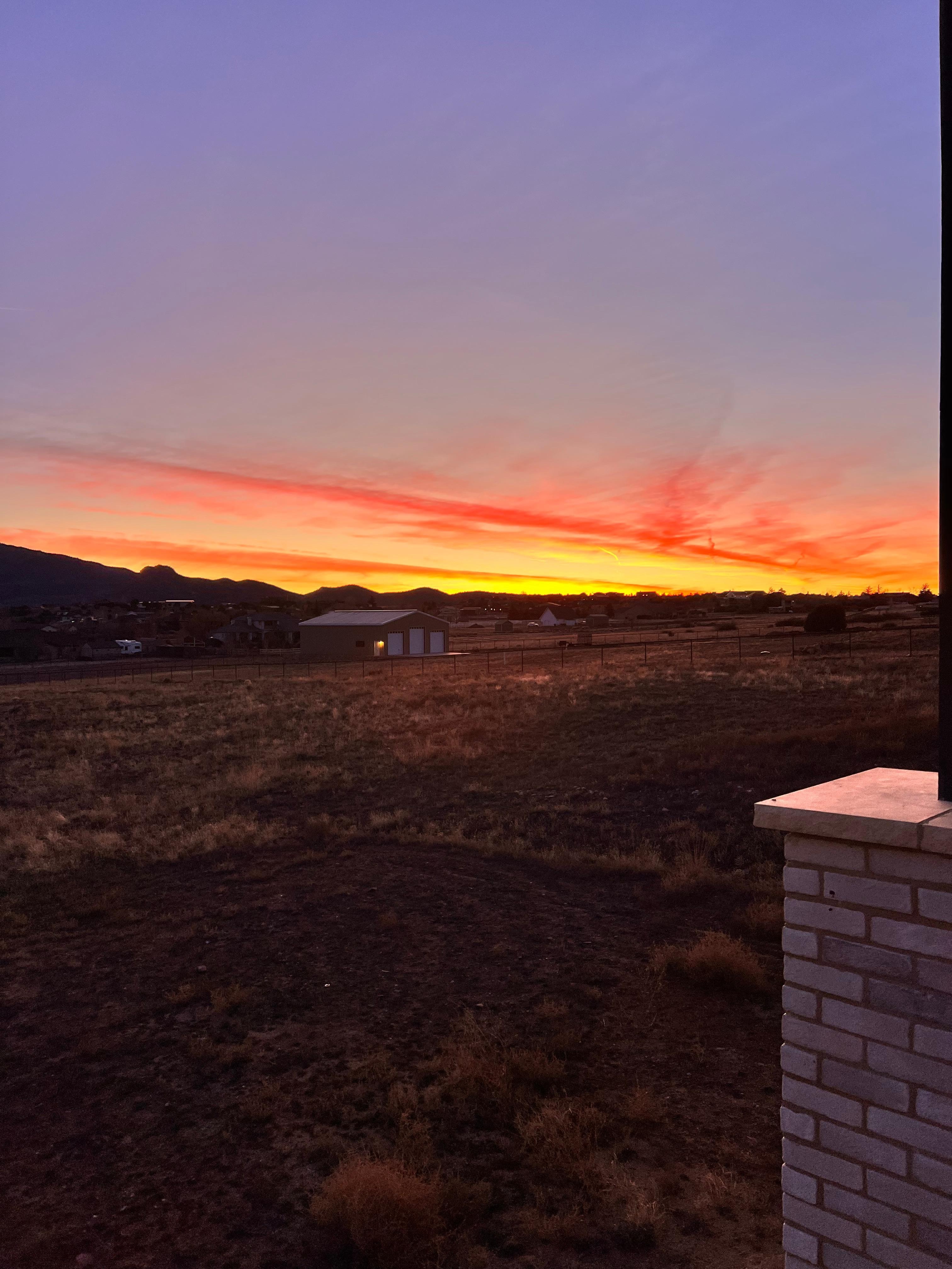 Another lovely sunset. 