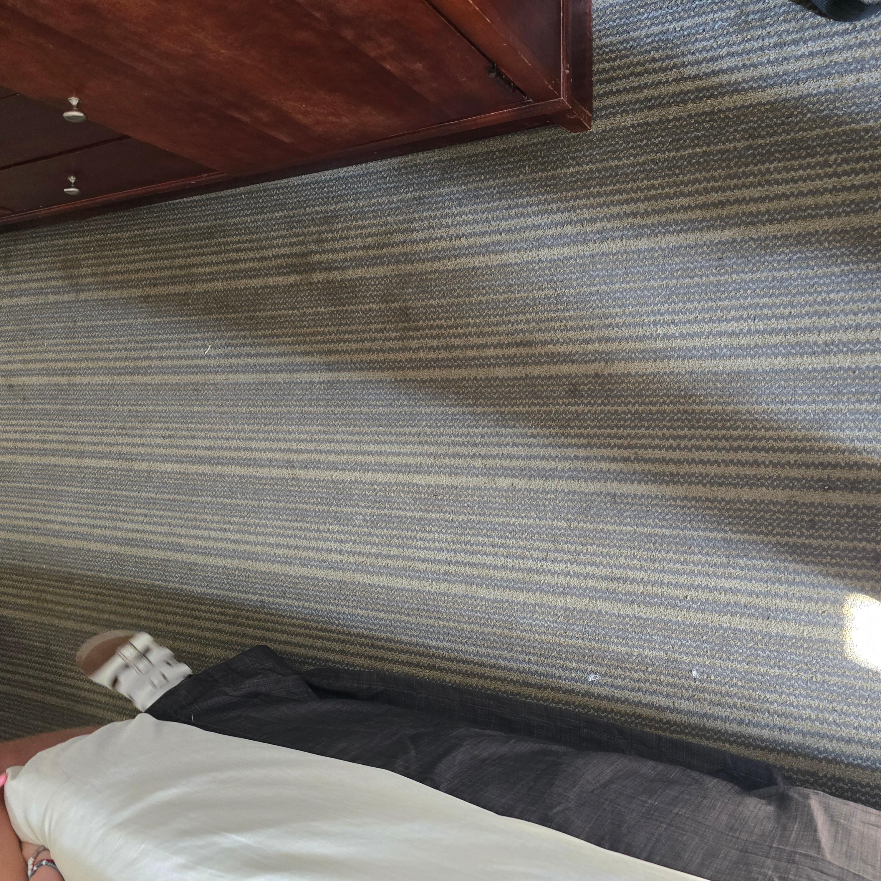 Stains and sticky carpet 