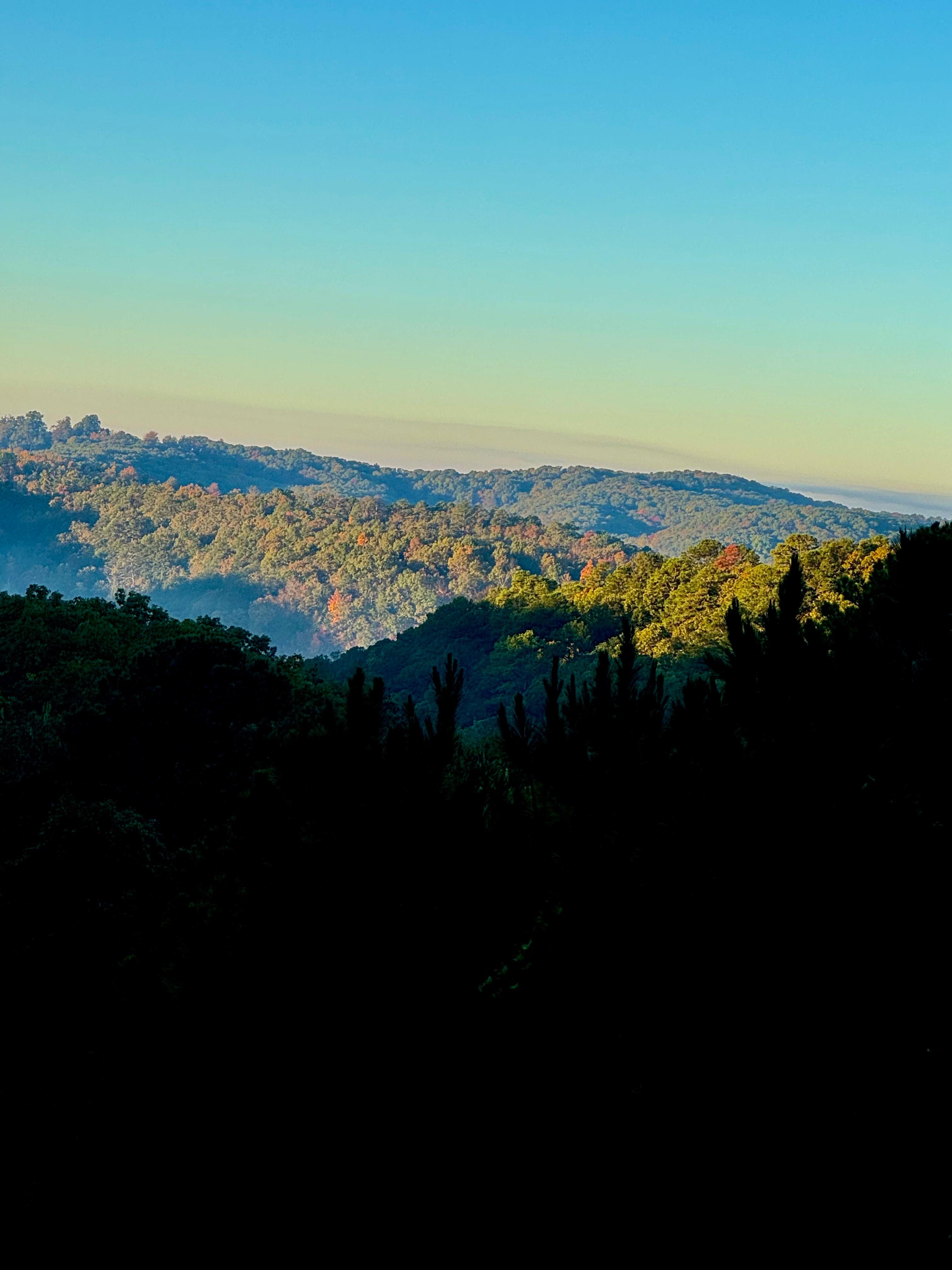 Colors got more intense by end of stay