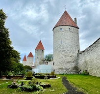 Towers along town wall